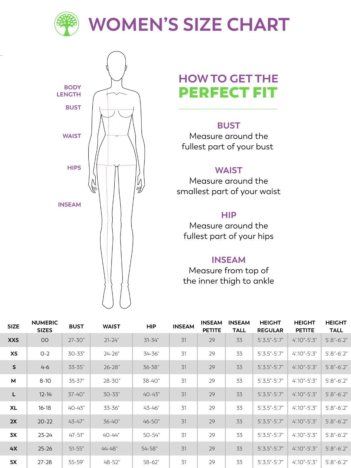 SIZECHART