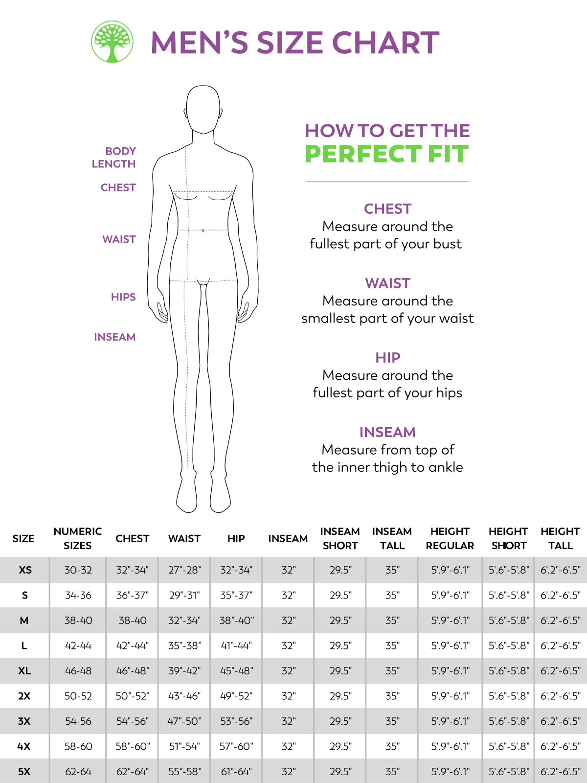 SIZECHART