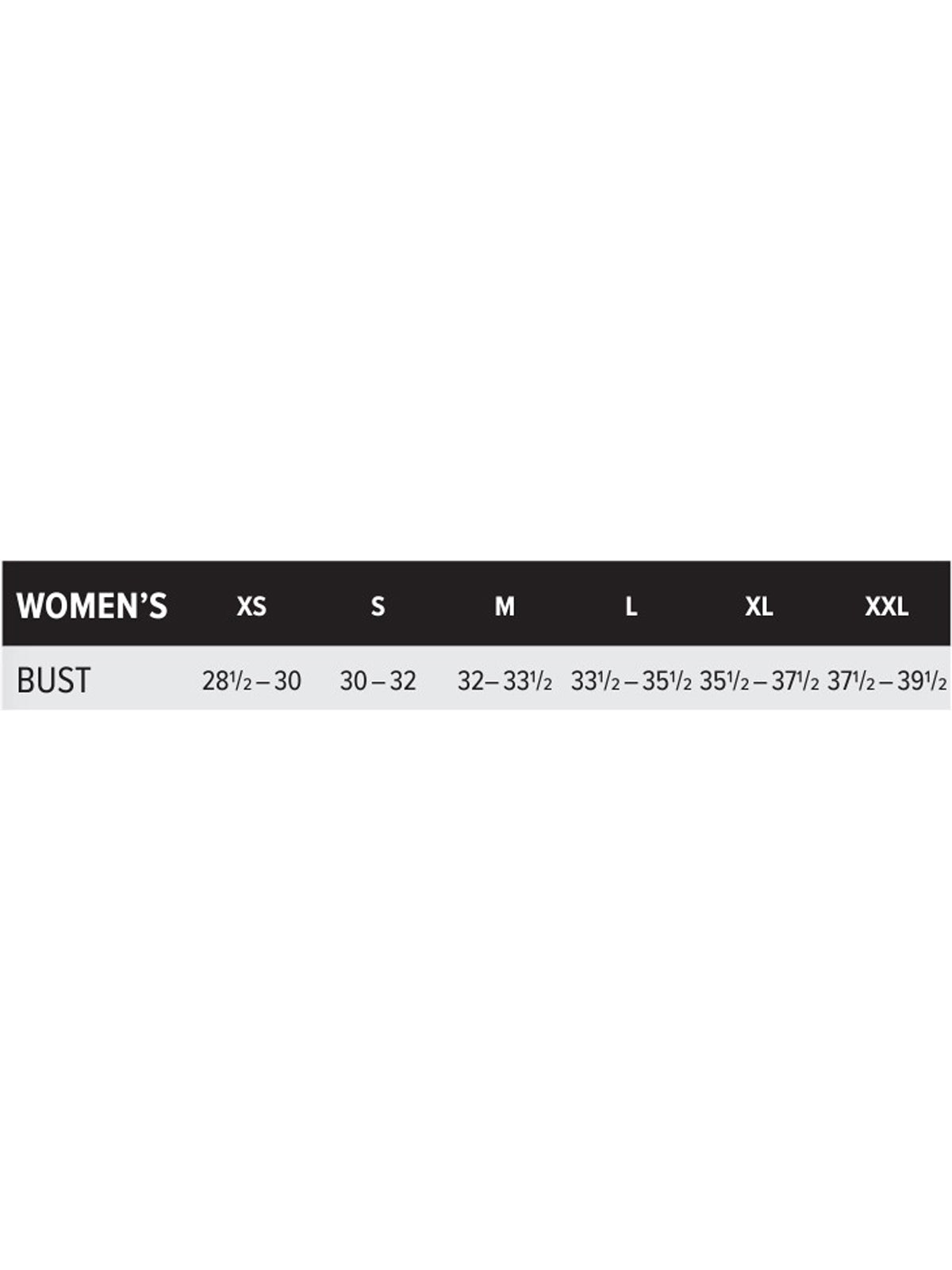 SIZECHART