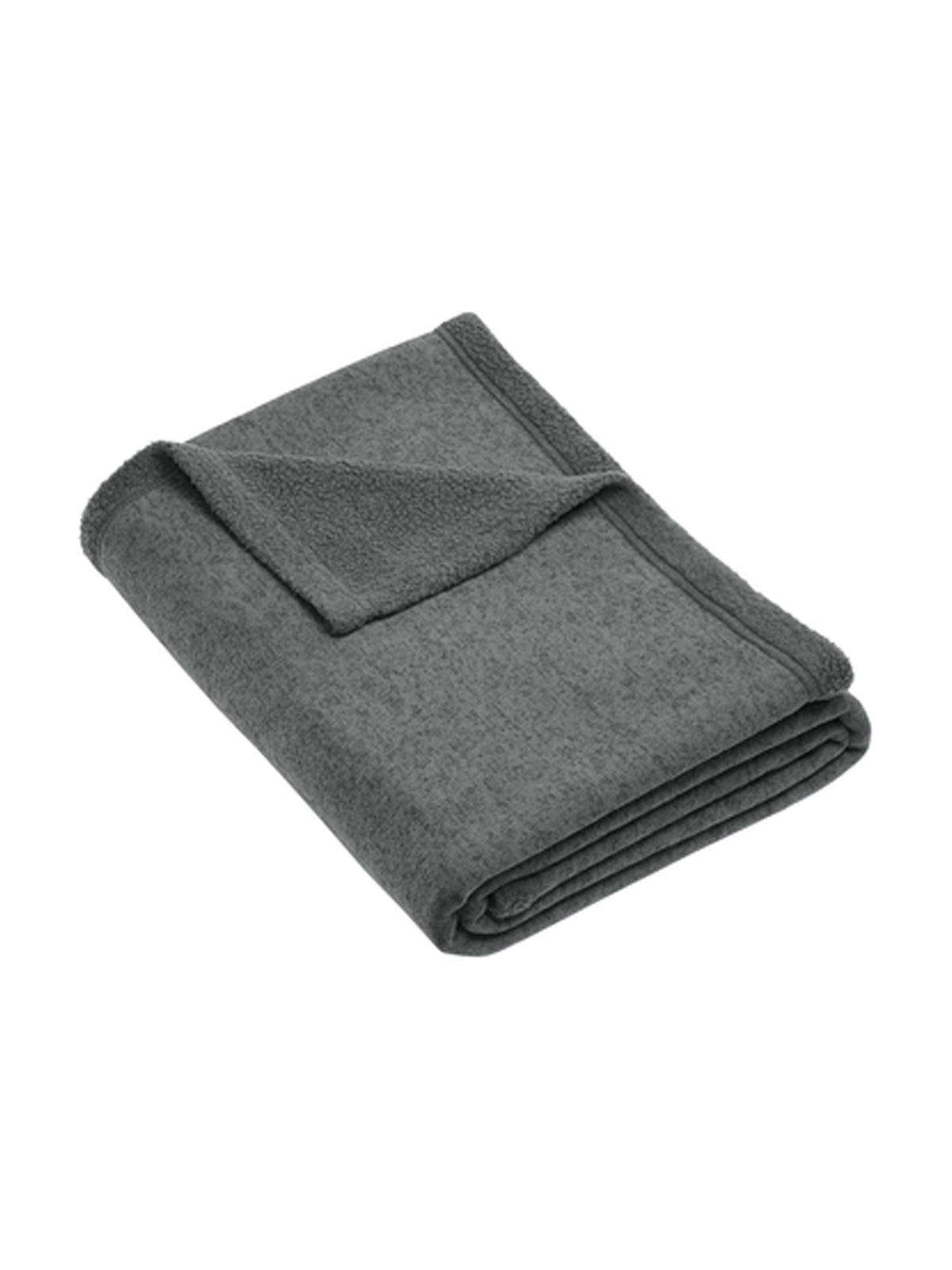Arc Sweater Fleece Blanket - BP46 - Grey Smoke Heather