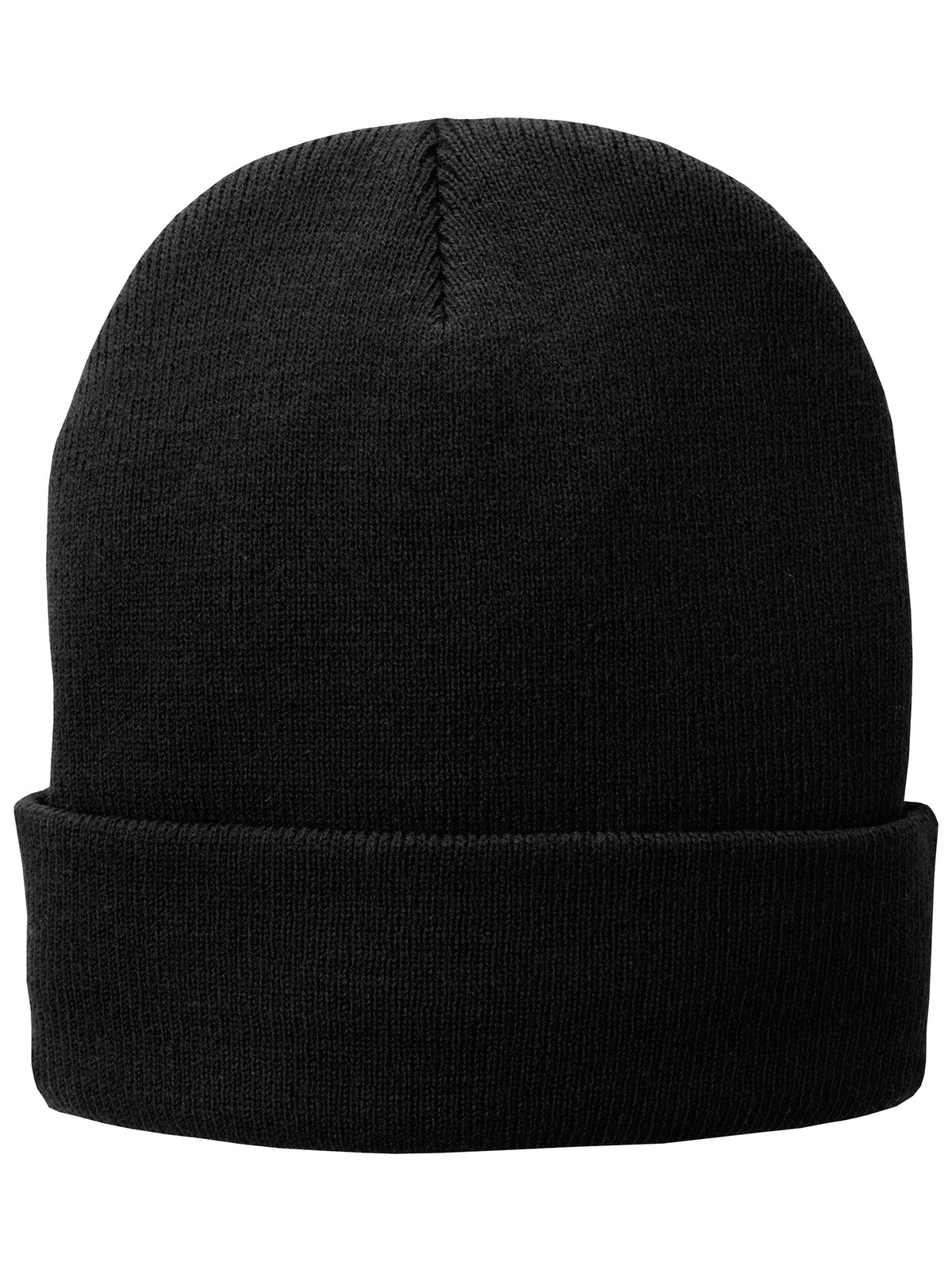 Fleece-Lined Knit Cap - CP90L - Black
