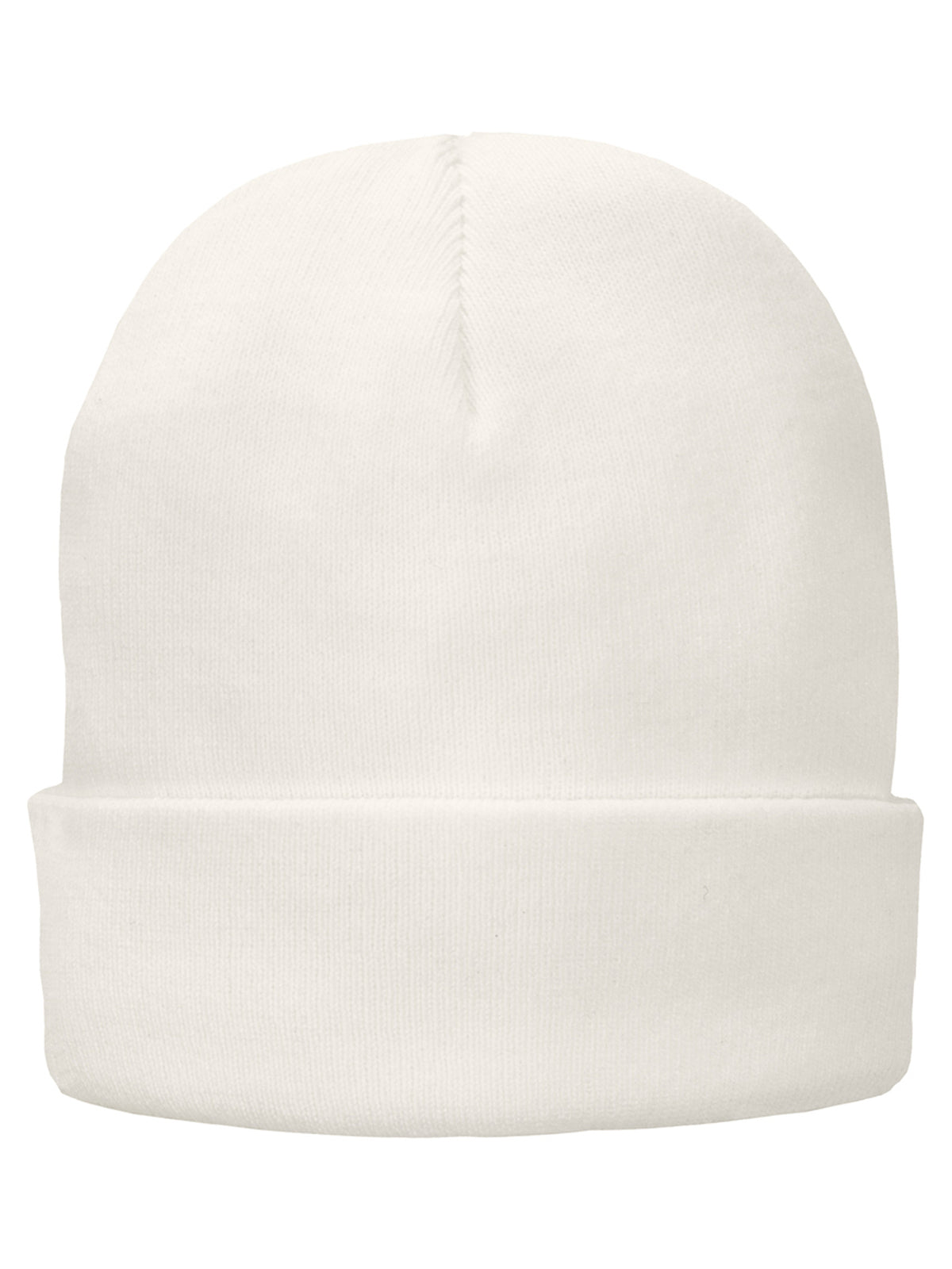 Fleece-Lined Knit Cap - CP90L - White