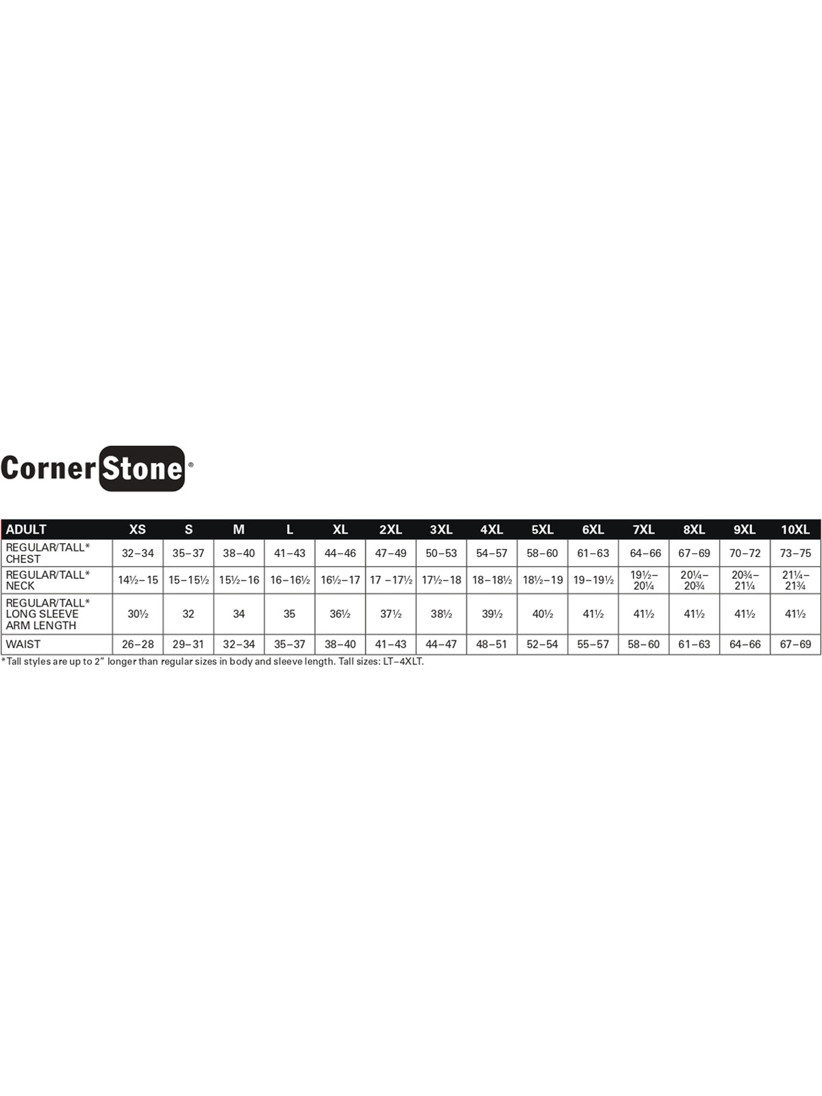 SIZECHART