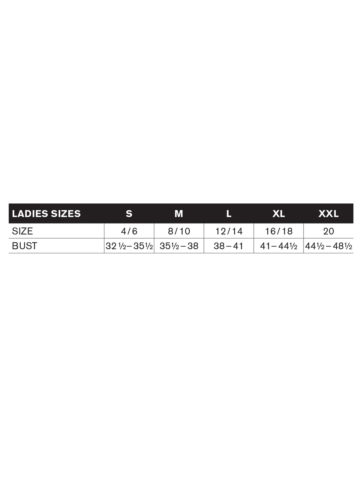 SIZECHART