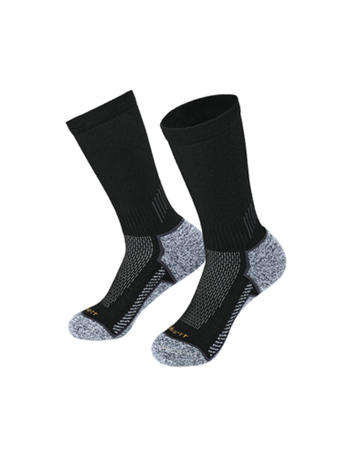 Unisex Midweight 3-Pack Crew Sock - CTSC4223 - Black