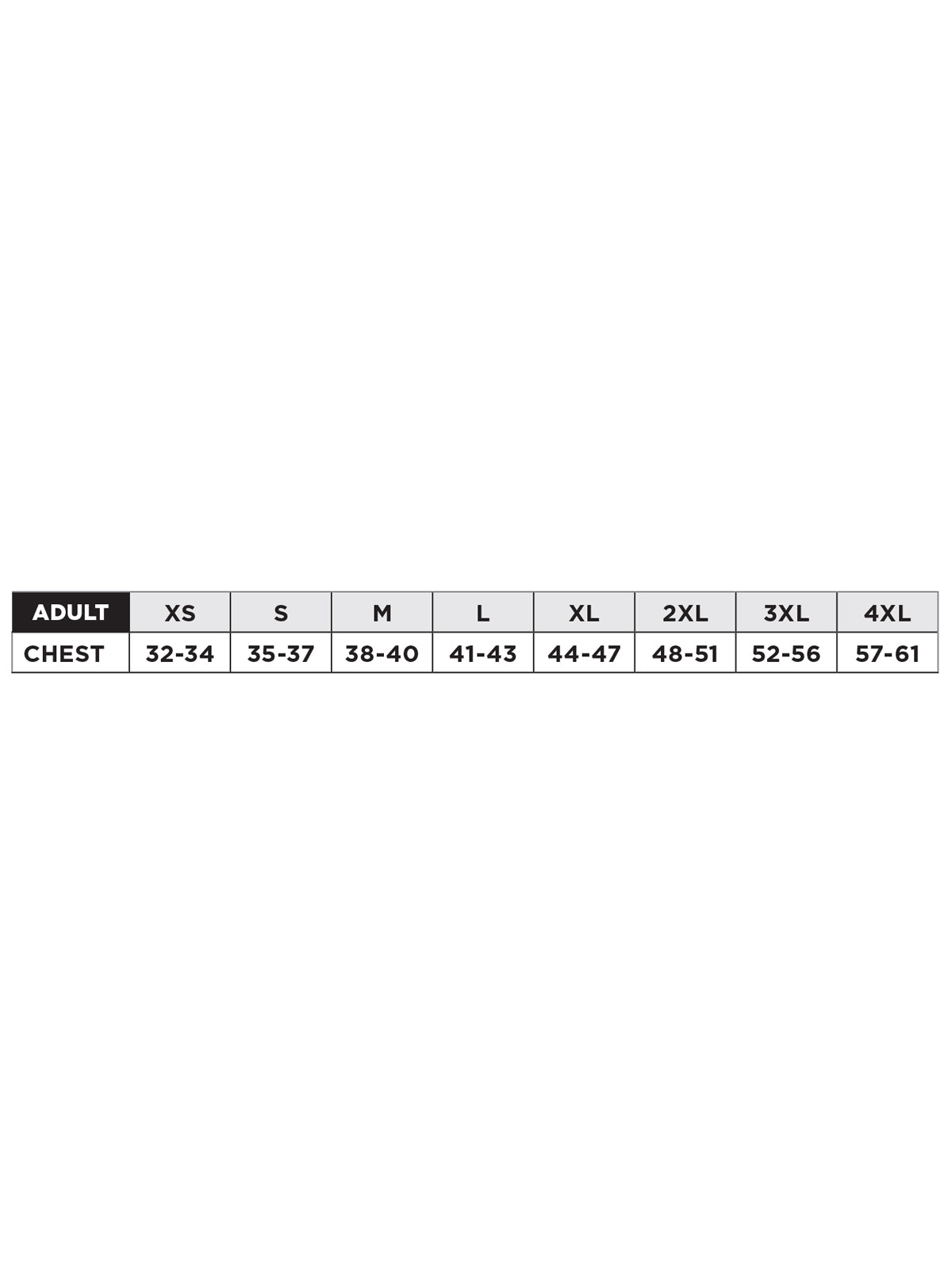 SIZECHART