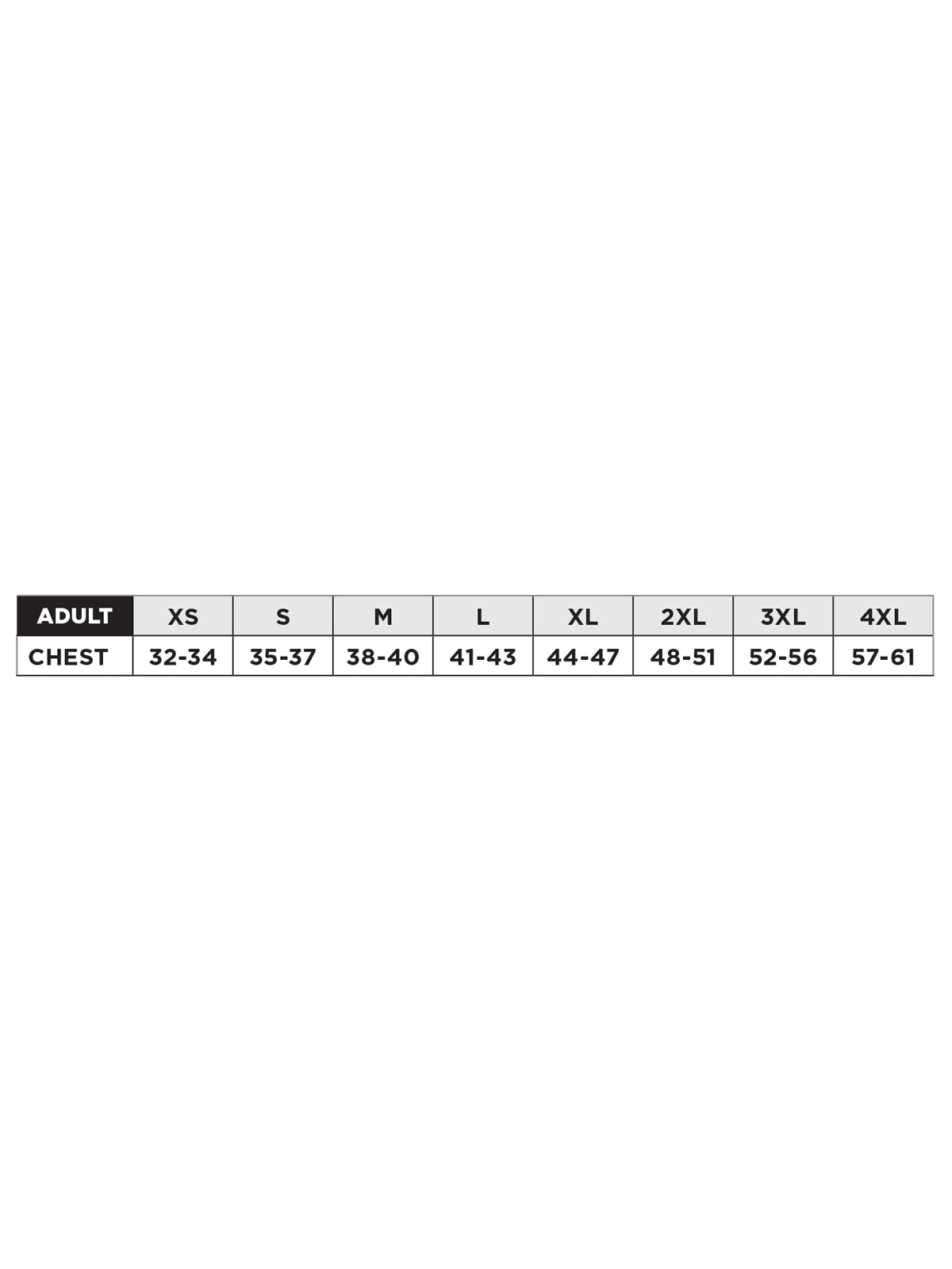 SIZECHART