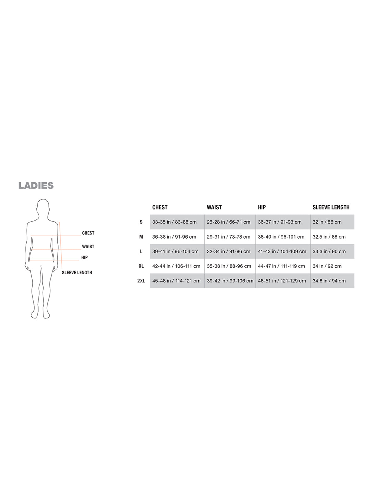 SIZECHART