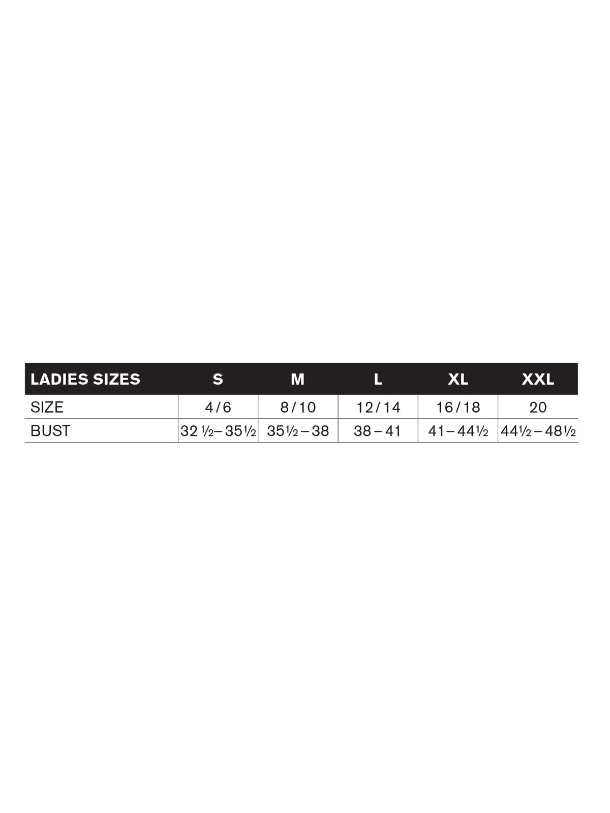 SIZECHART
