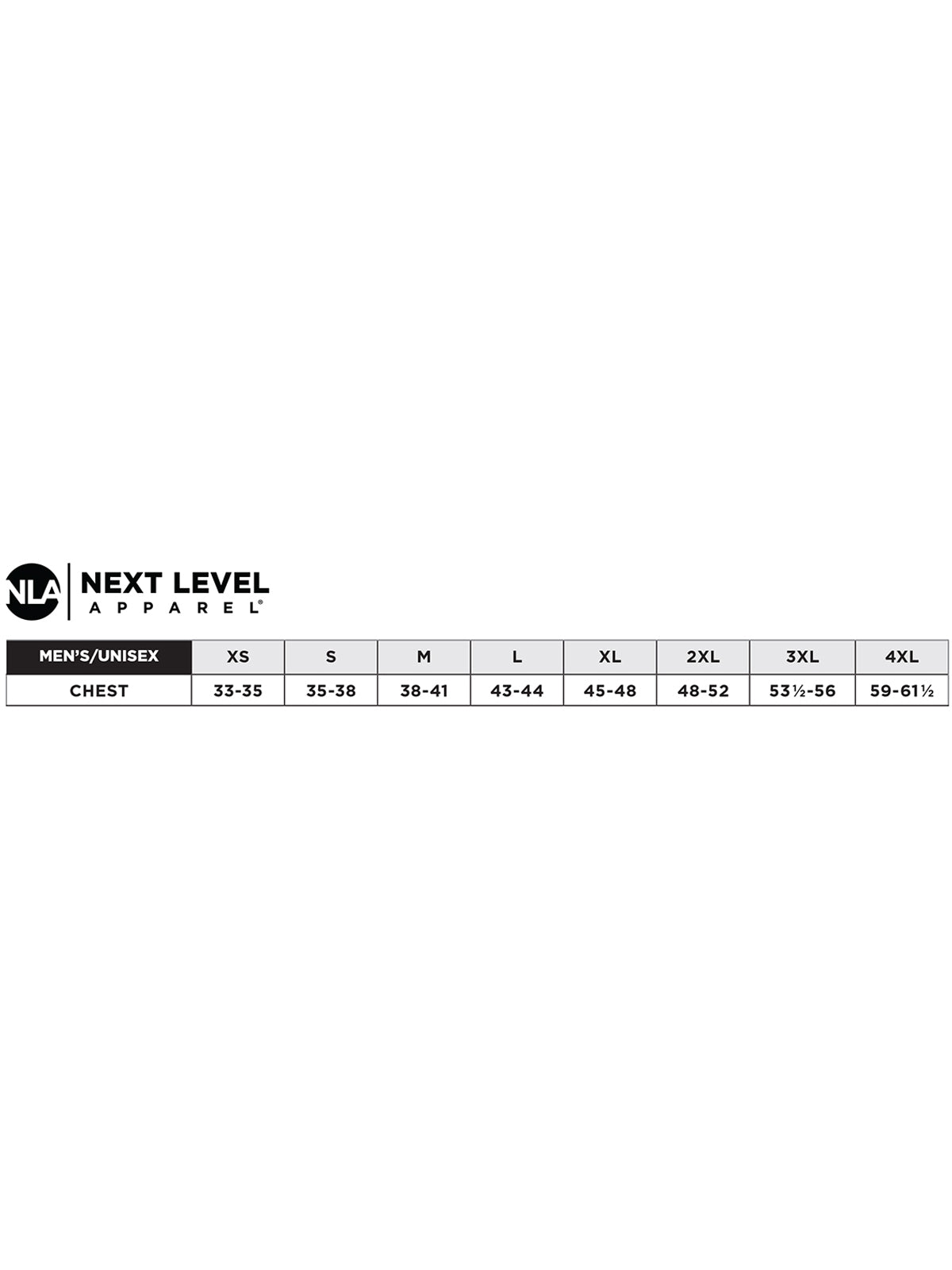 SIZECHART