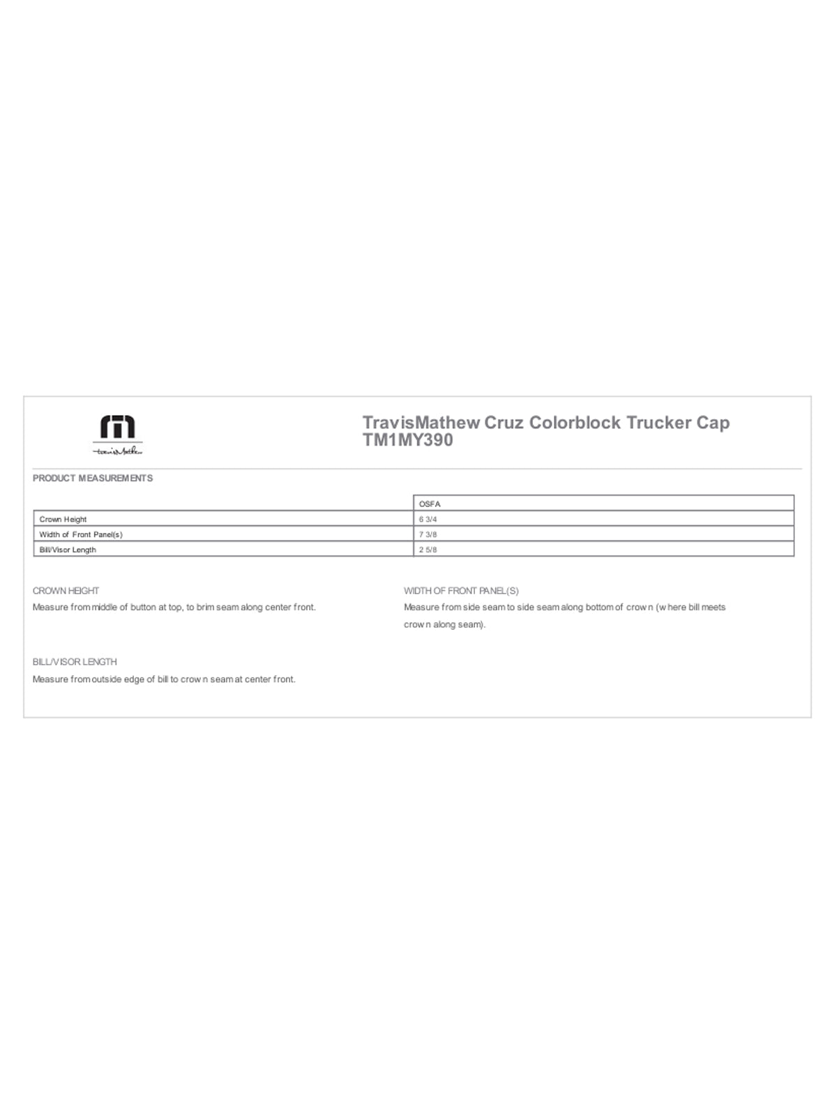 SIZECHART