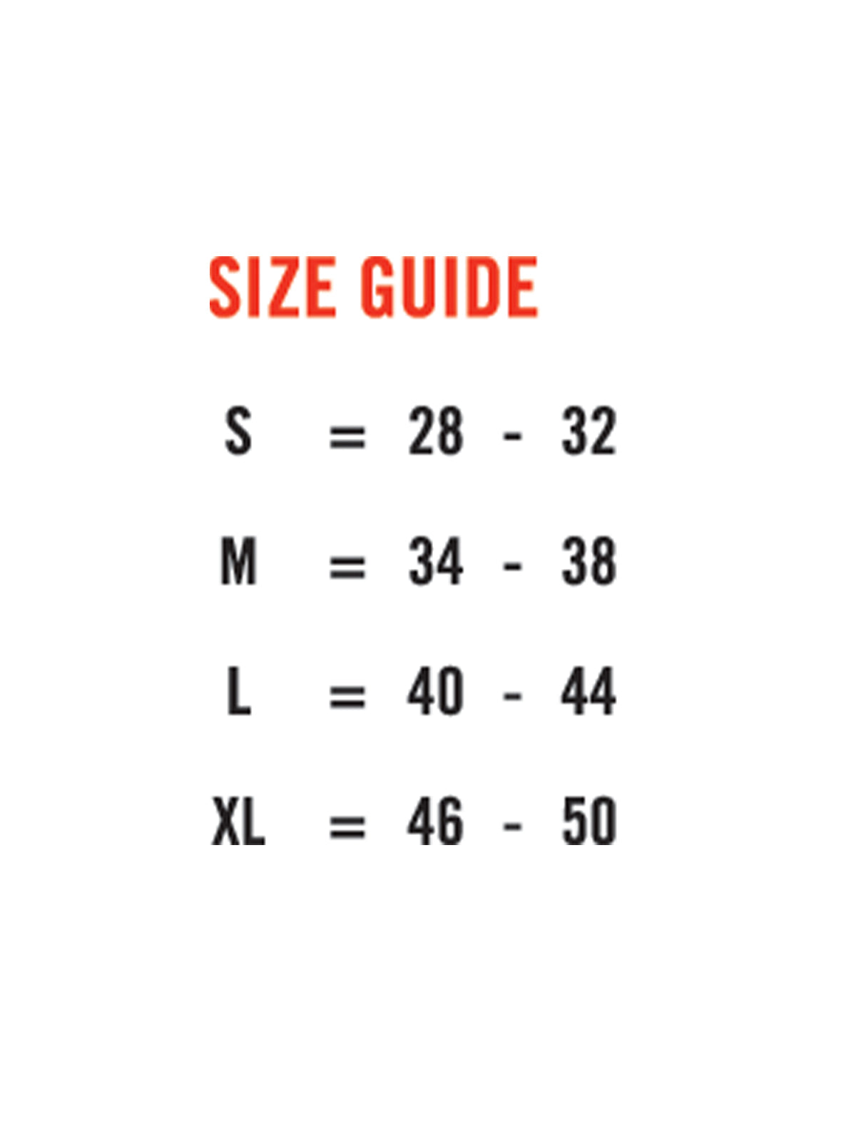 SIZECHART