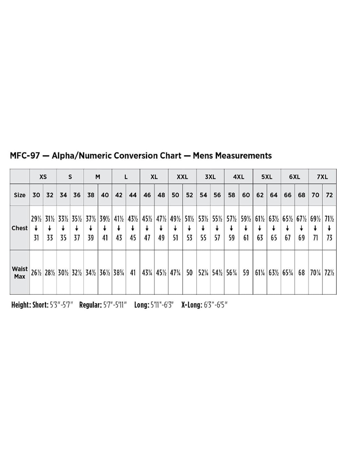 SIZECHART