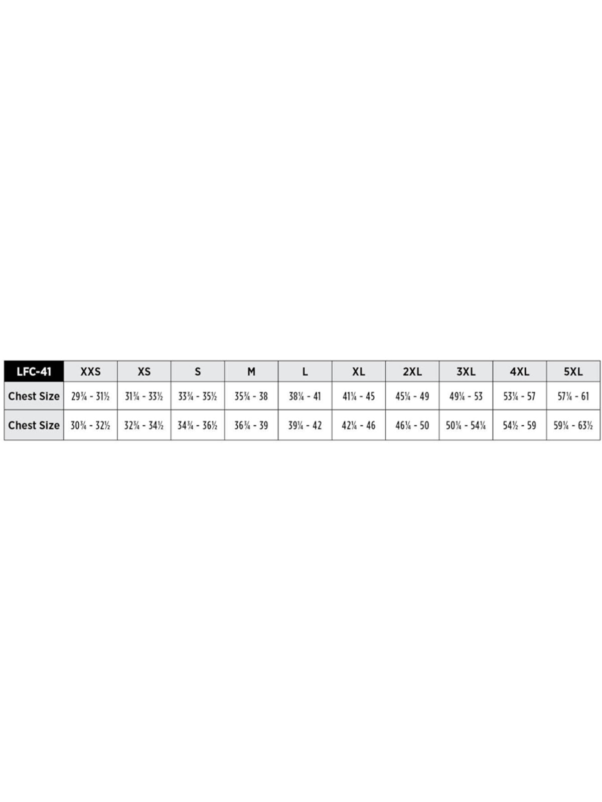 SIZECHART
