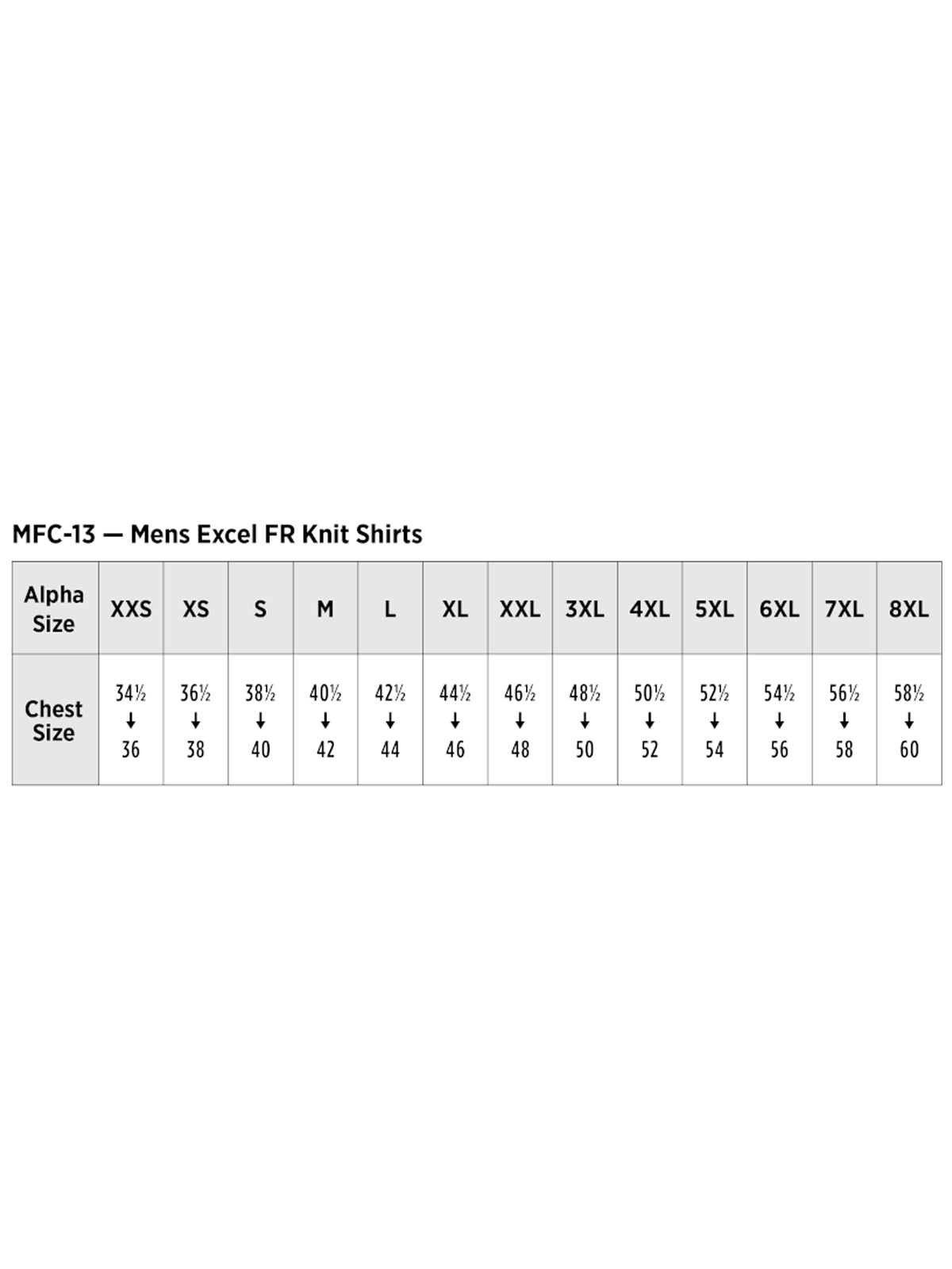 SIZECHART