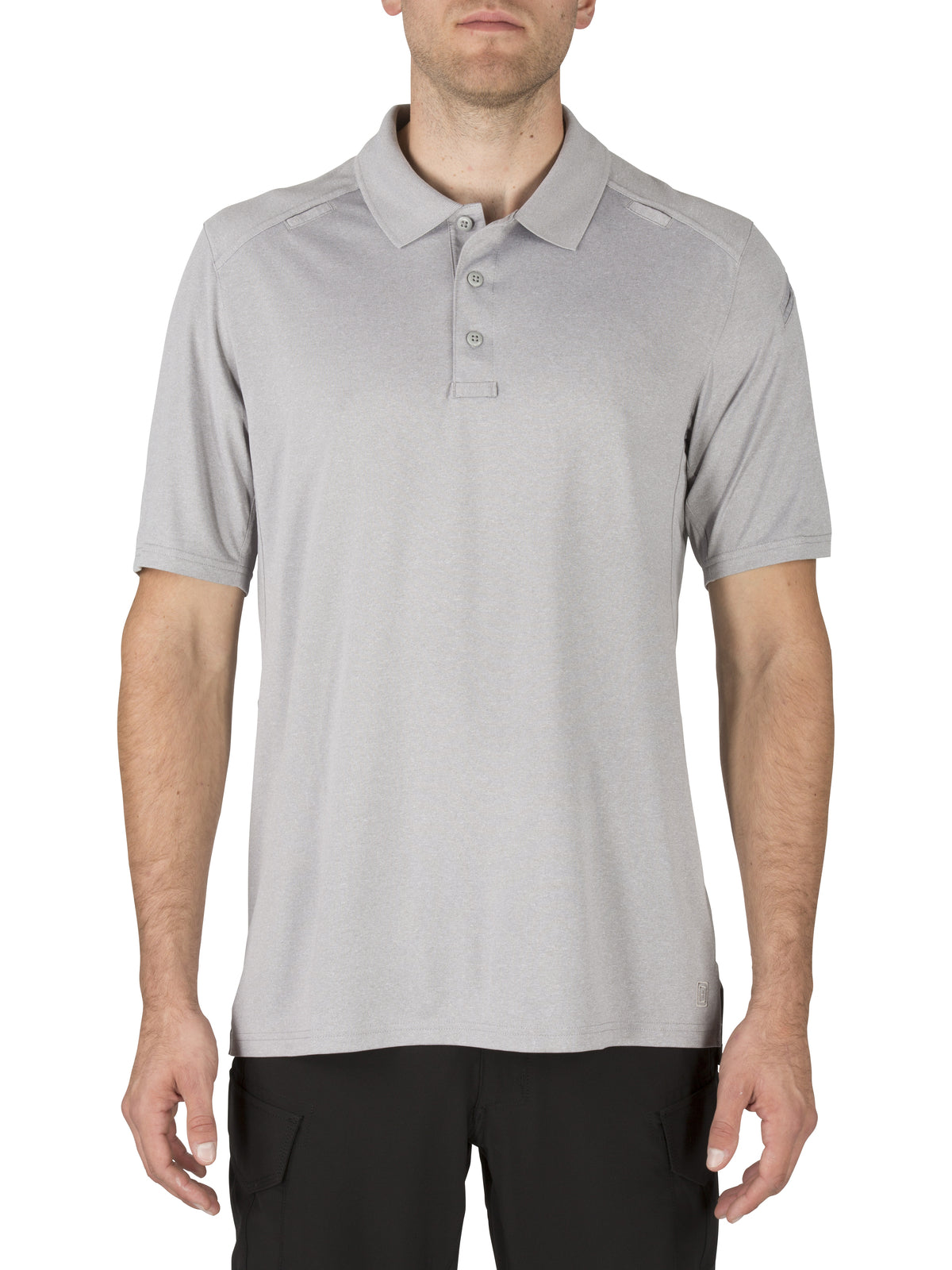 Men's Helios Short Sleeve Polo - 41192 - Heather Grey