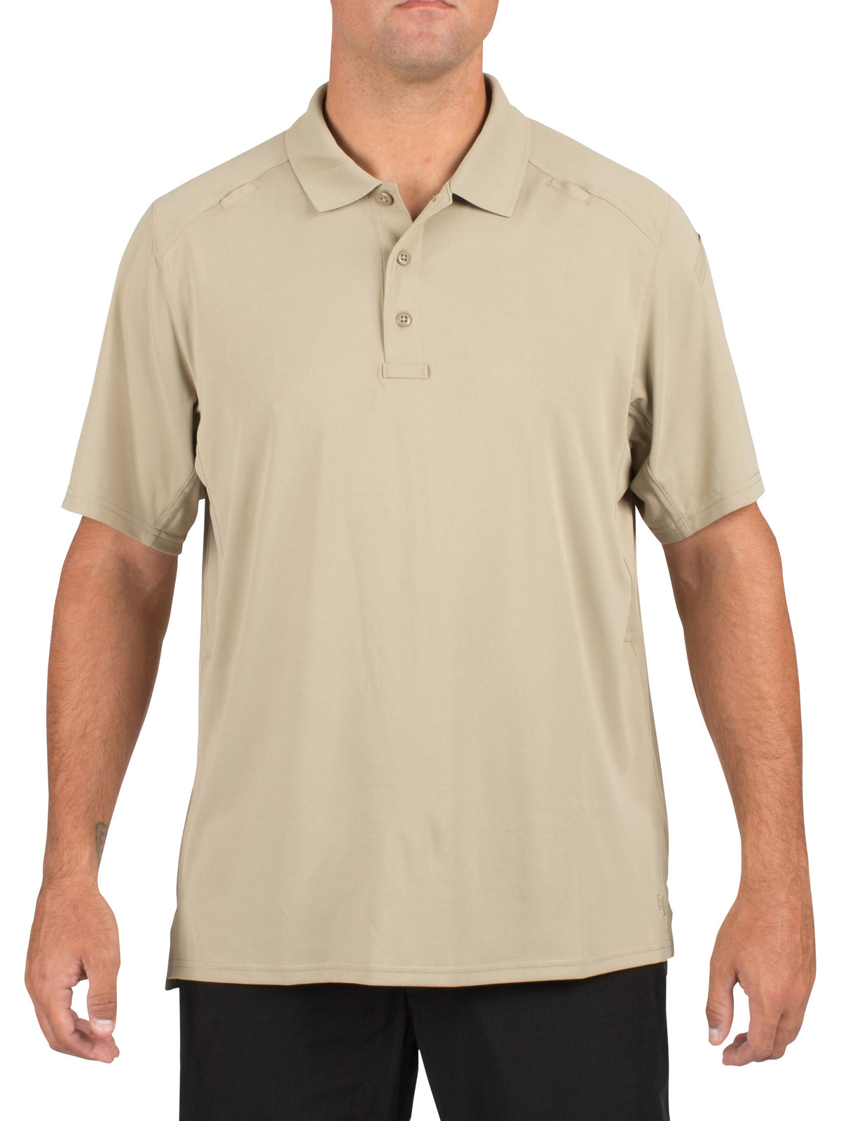 Men's Helios Short Sleeve Polo - 41192 - Silver Tan