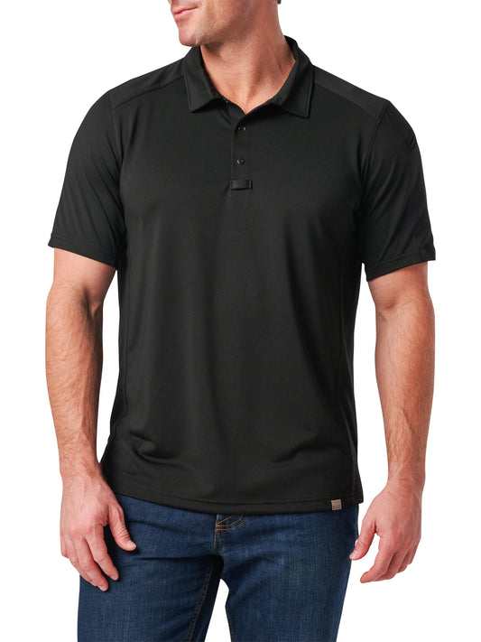 Men's Paramount Crest Short Sleeve Polo - 41298 - Black