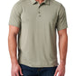 Men's Paramount Crest Short Sleeve Polo - 41298 - Mortar Heather