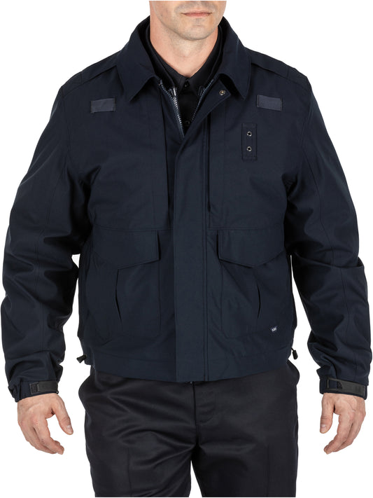 Men's 4-in-1 Patrol Jacket with Removable Liner - 48359 - Dark Navy