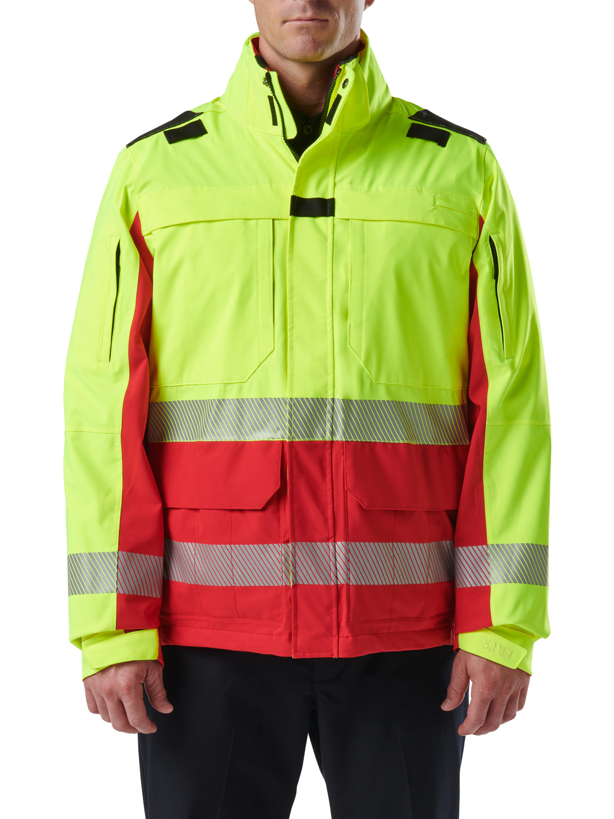 Men's Responder Hi-Vis Parka 2.0 Jacket - 48379ABR - Range Red