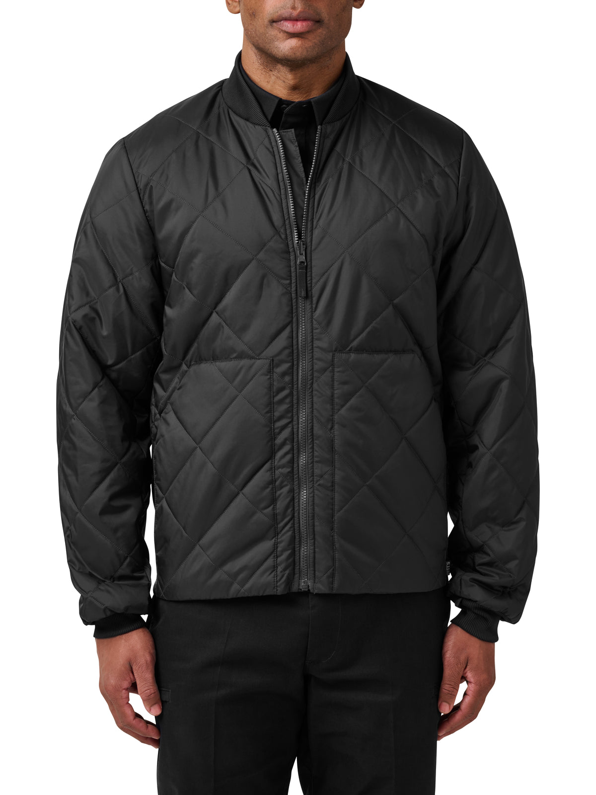 Men's Station Bomber Jacket - 48392 - Black