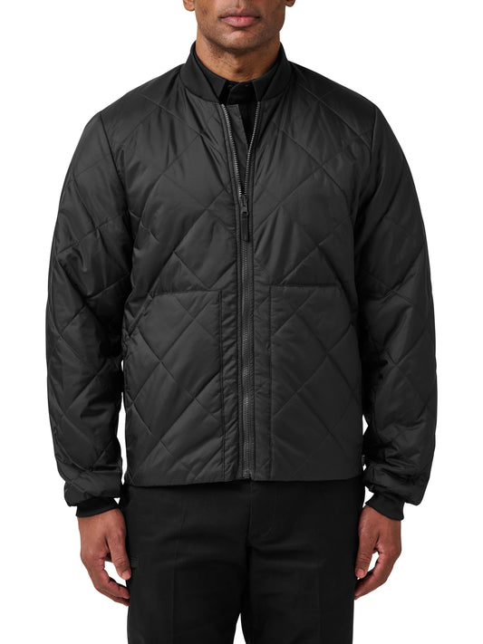 Men's Station Bomber Jacket - 48392 - Black