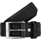 1.5-Inch Leather Casual Belt - 59501 - Black