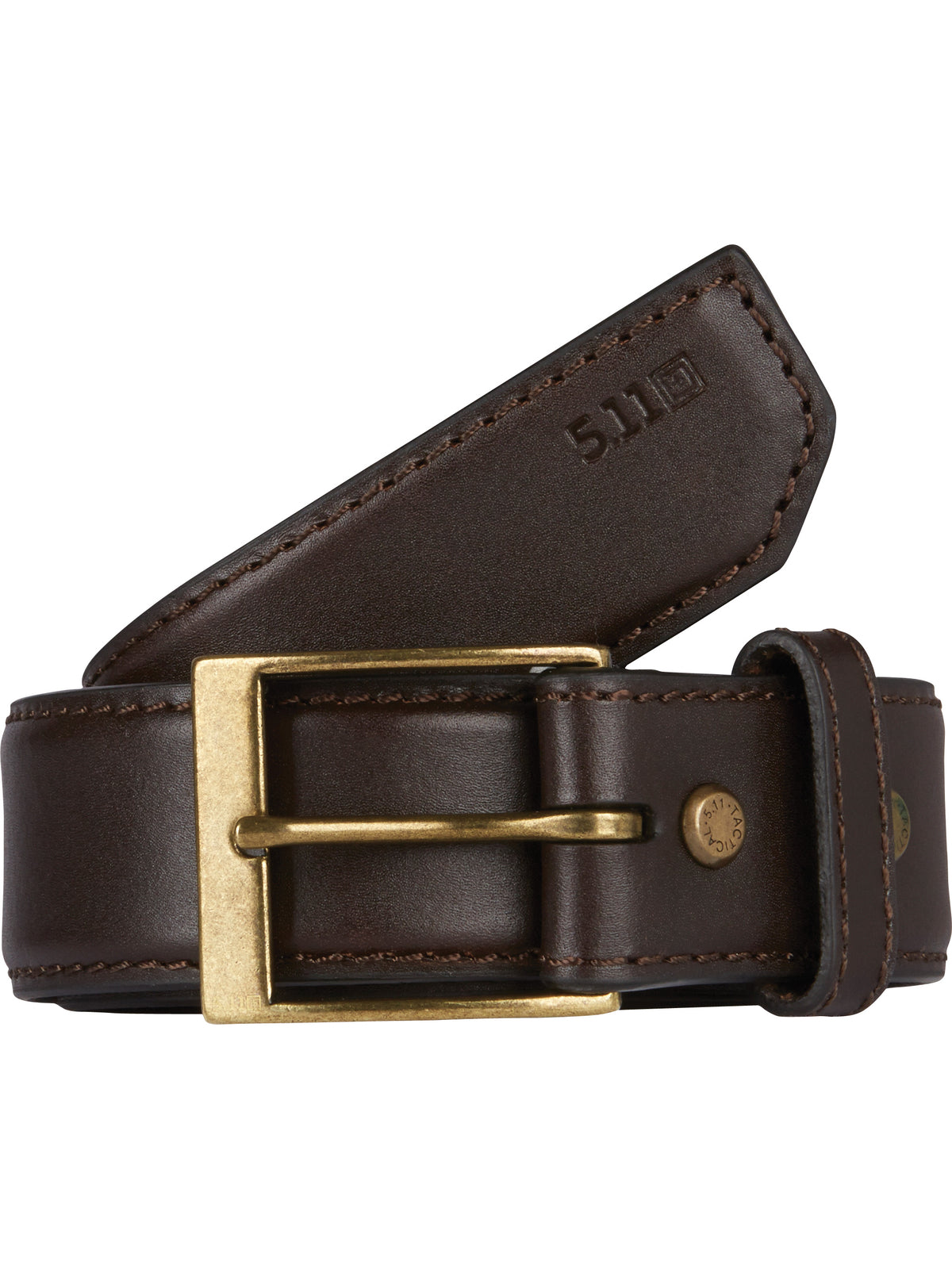 1.5-Inch Leather Casual Belt - 59501 - Classic Brwn