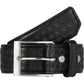 Basketweave Leather Duty Belt - 59503 - Black