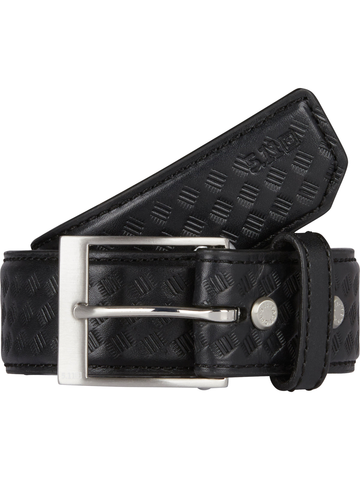 Basketweave Leather Duty Belt - 59503 - Black