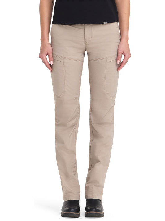 Women's Multi-Pocket Zippered Cargo Apex Stretch Tactical Pant - 64446ABR - Khaki