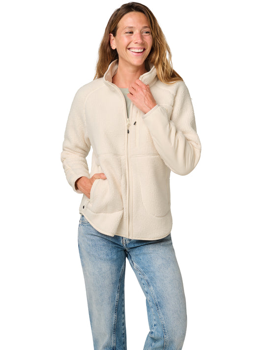 Women's Tech Fleece Jacket - 68022 - Light Fawn