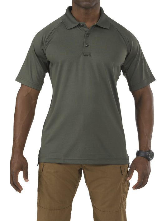 Men's Performance Moisture-Wicking Lightweight Short Sleeve Polo - 71049 - TDU Green