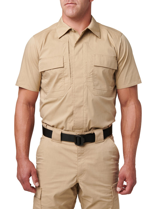Men's Short Sleeve Flex-Tac Ripstop Duty Shirt - 71095 - Tdu Khaki