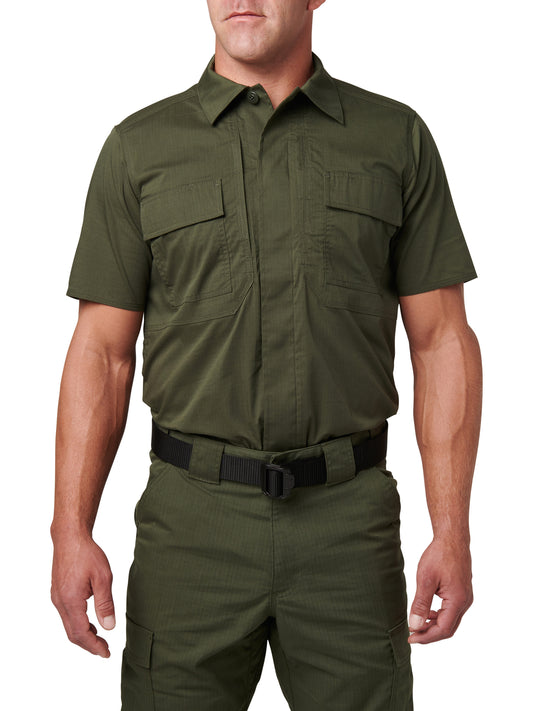 Men's Short Sleeve Flex-Tac Ripstop Duty Shirt - 71095 - Tdu Green