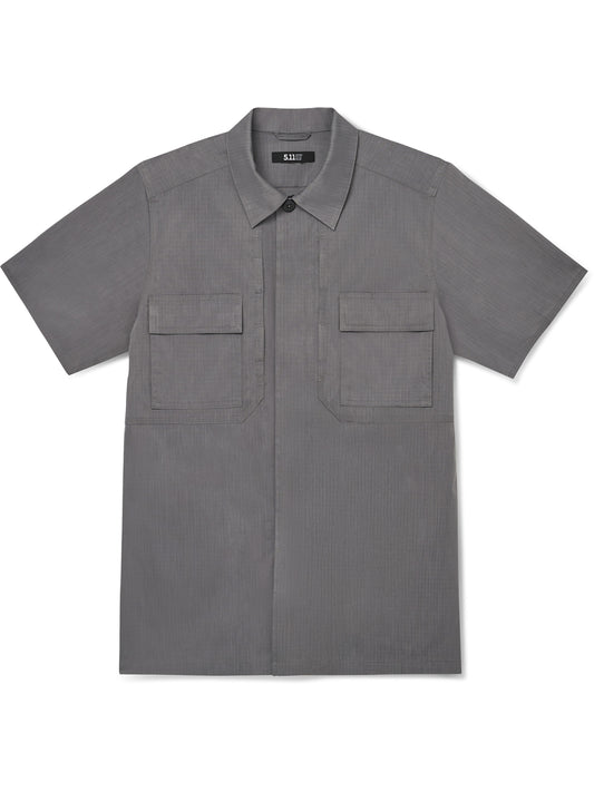 Men's Two-Pocket Flex-Tac TDU Ripstop Short Sleeve Duty Shirt - 71095ABR - Storm