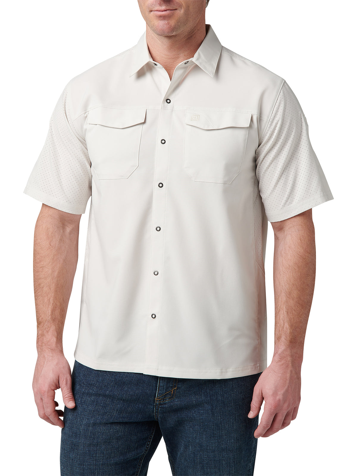 Men's Freedom Flex Short Sleeve Shirt - 71340 - Silver Birch