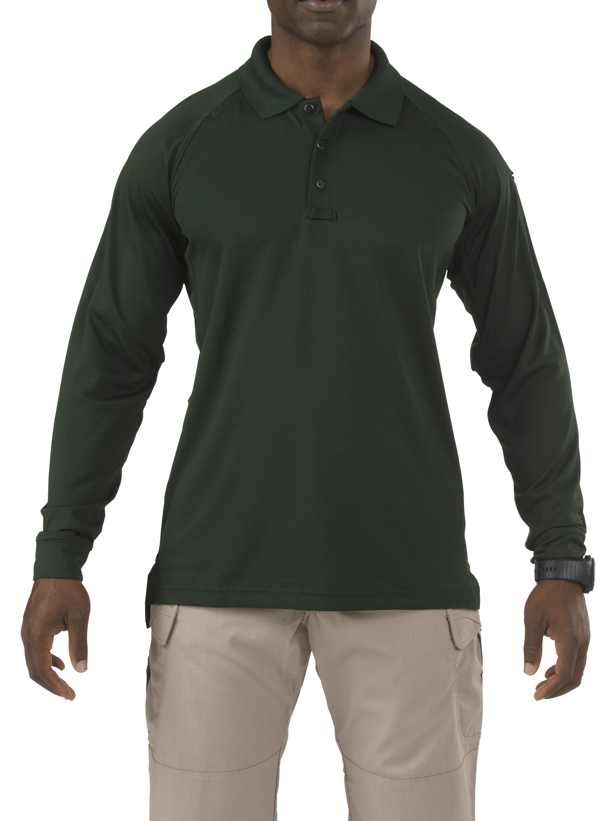 Men's Performance Long Sleeve Polo - 72049 - L.E. Green