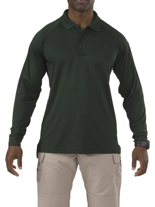 Men's Performance Long Sleeve Polo - 72049 - L.E. Green