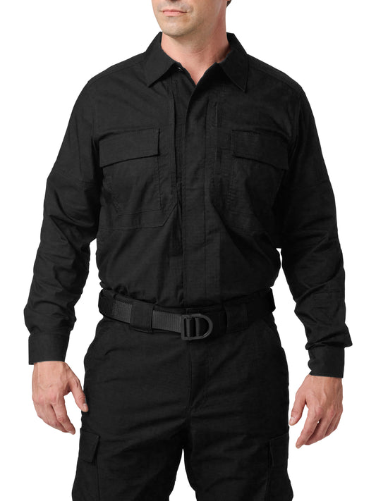 Men's Long Sleeve Flex-Tac Ripstop Duty Shirt - 72250 - Black