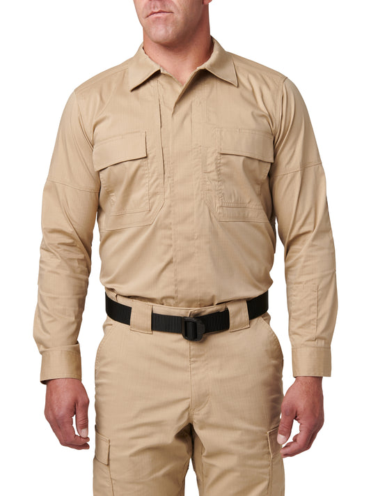 Men's Long Sleeve Flex-Tac Ripstop Duty Shirt - 72250 - Tdu Khaki