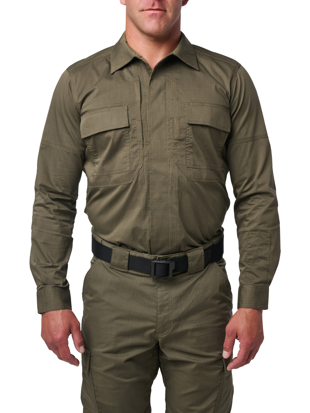 Men's Long Sleeve Flex-Tac Ripstop Duty Shirt - 72250 - Ranger Green