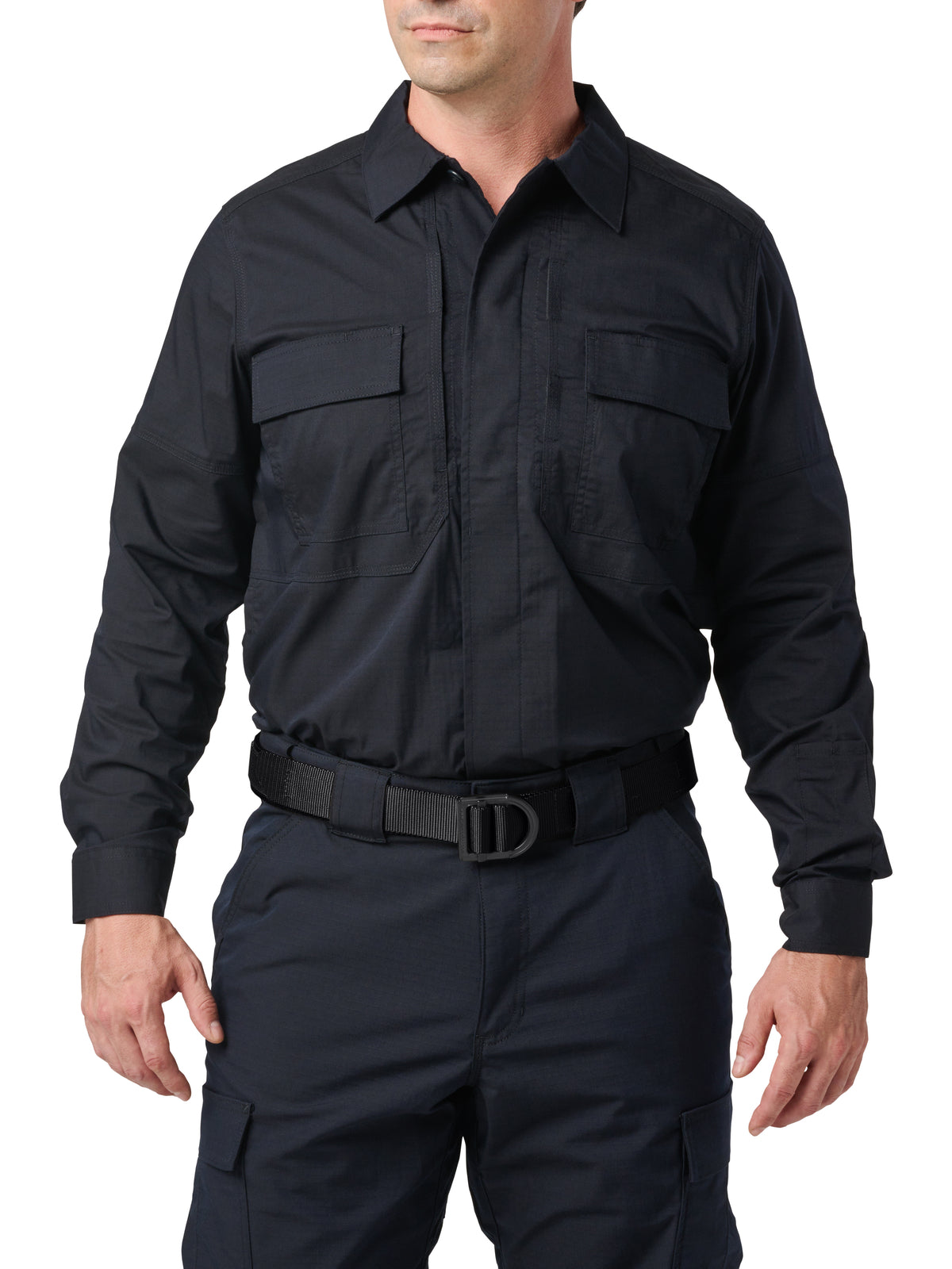 Men's Long Sleeve Flex-Tac Ripstop Duty Shirt - 72250 - Dark Navy