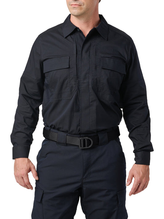 Men's Long Sleeve Flex-Tac Ripstop Duty Shirt - 72250 - Dark Navy