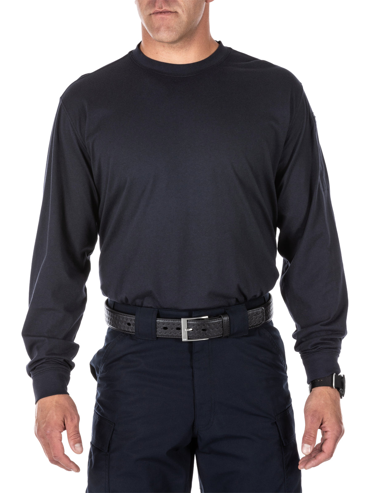 Men's Professional Long Sleeve T-Shirt - 72318 - Fire Navy