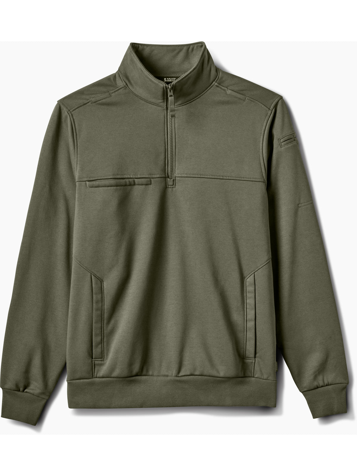 Men's Quarter-Zip Job Shirt - 72534ABR - Ranger Green
