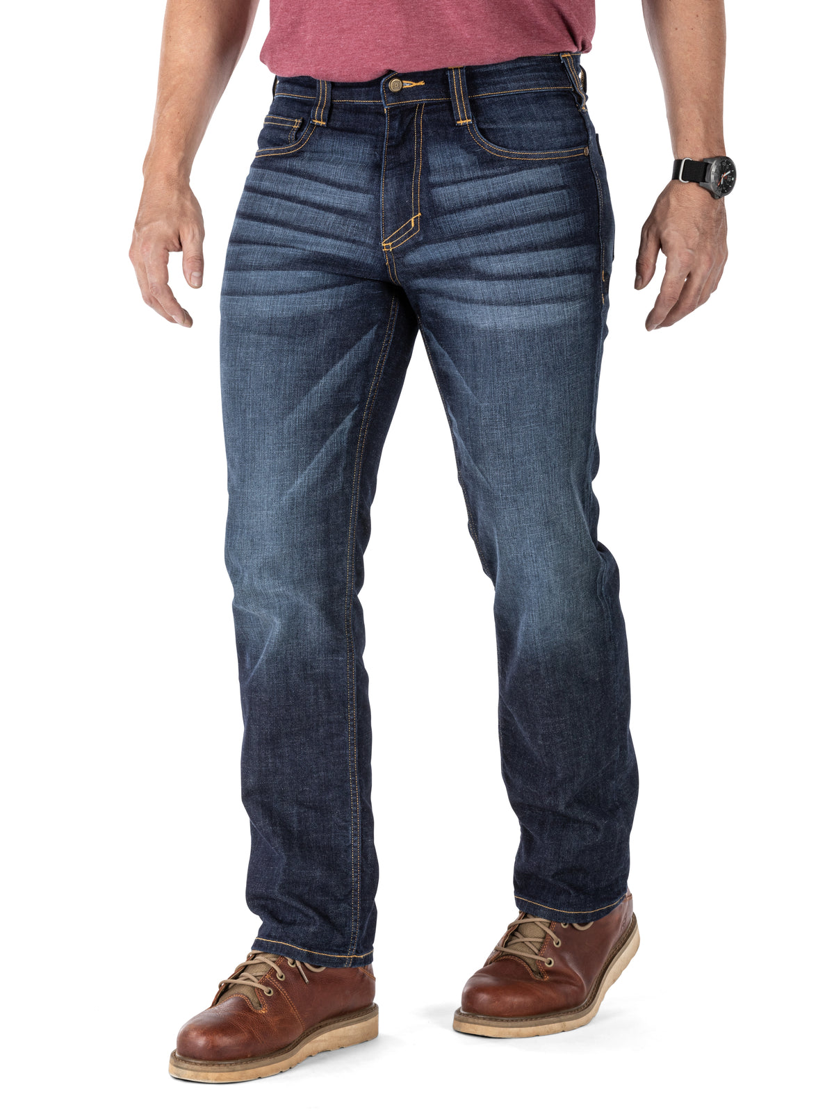 Men's Defender-Flex Jean - 74477 - Dark Wash Indigo