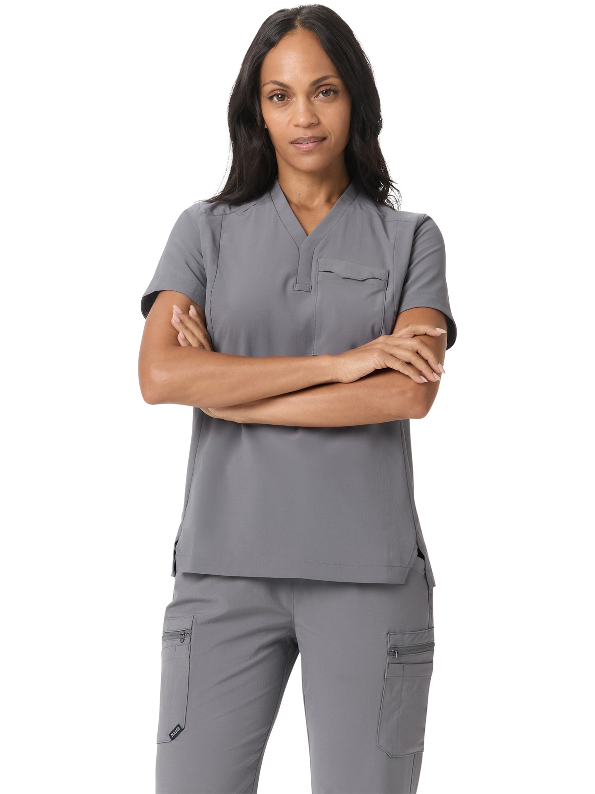 Women's One Pocket Scrub Top - 7610060 - Storm