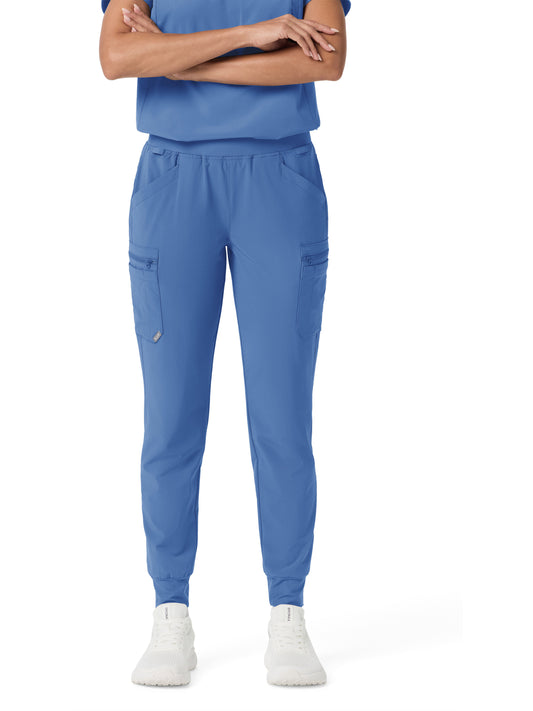 Women's Scrub Jogger - 7640027 - Ciel Blue
